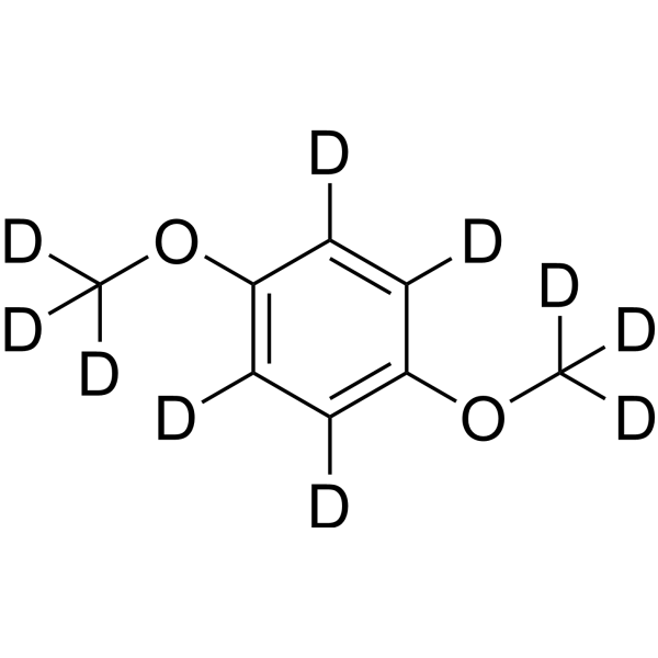 1,4-Dimethoxybenzene-d<sub>10</sub> Chemical Structure