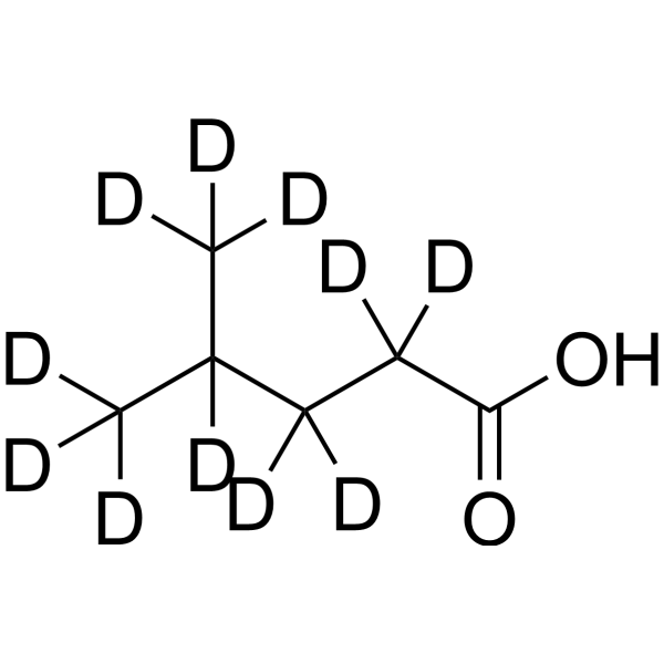 4-Methylpentanoic acid-d<sub>11</sub> Chemical Structure