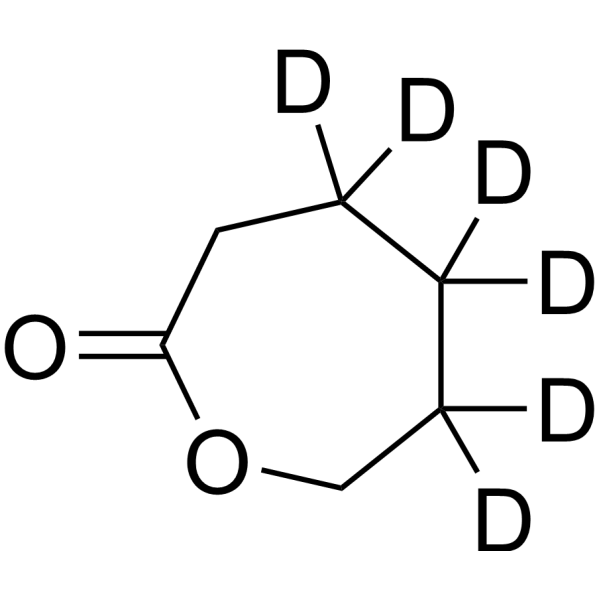 Oxepan-2-one-d<sub>6</sub> Chemical Structure