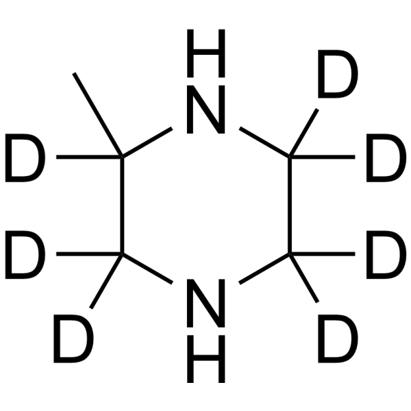 2-Methylpiperazine-d<sub>7</sub> Chemical Structure