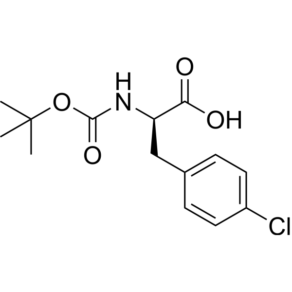 Boc-D-Phe(4-Cl)-OH Chemical Structure