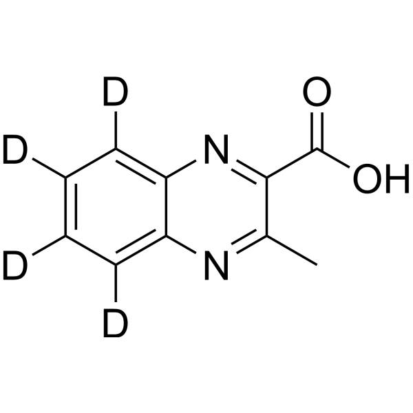 3-Methyl-<em>2</em>-quinoxalinecarboxylic acid-d<em>4</em>