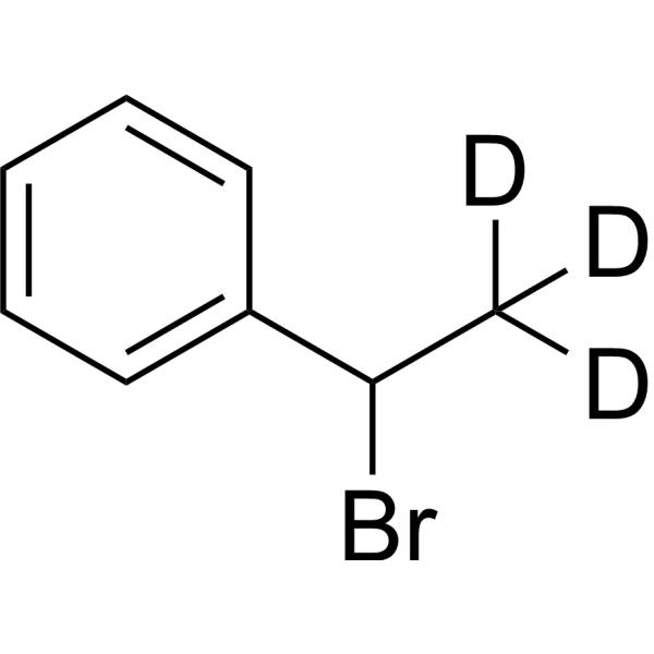 (1-Bromoethyl)benzene-d<sub>3</sub> Chemical Structure