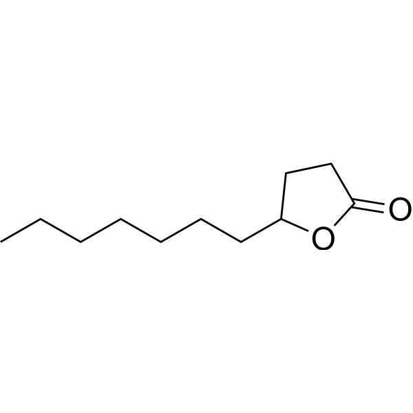 Gamma-undecalactone Chemical Structure