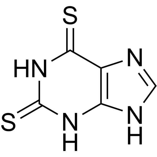 2,6-Dithiopurine Chemical Structure