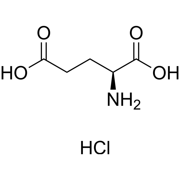 (S)-2-aminopentanedioic acid hydrochloride Chemical Structure