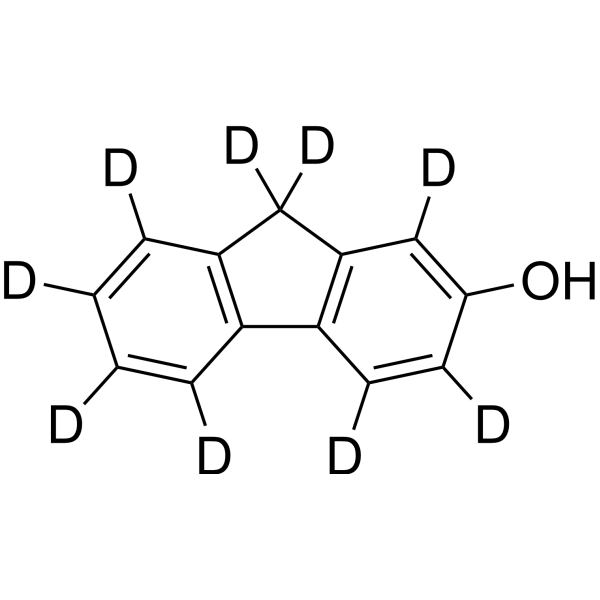9H-Fluoren-2-ol-d<sub>9</sub> Chemical Structure