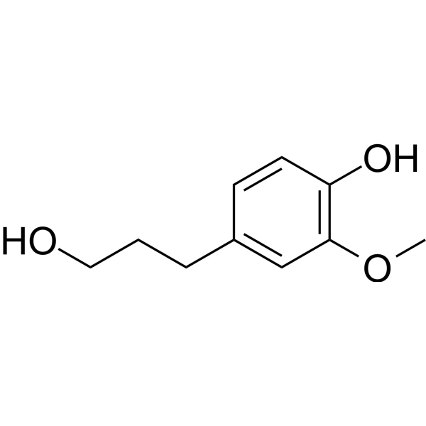 Dihydroconiferyl alcohol Chemical Structure