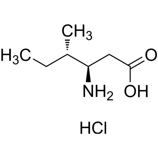 H-β-HoIle-OH hydrochloride Chemical Structure