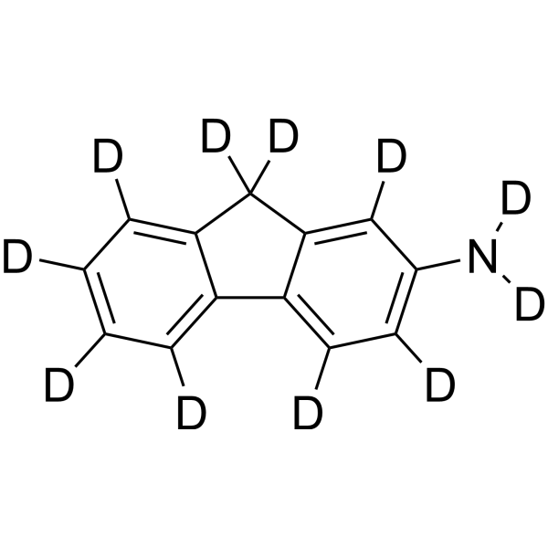 2-Aminofluorene-d<sub>11</sub> Chemical Structure