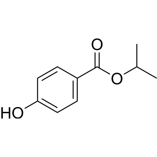 Isopropyl 4-hydroxybenzoate Chemical Structure