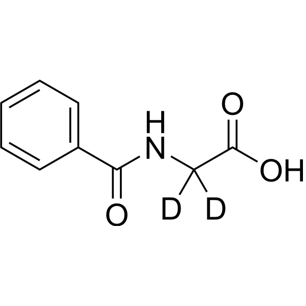 Hippuric acid-d<sub>2</sub> Chemical Structure