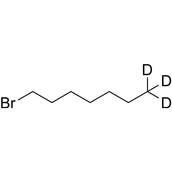 1-Bromoheptane-d<sub>3</sub> Chemical Structure