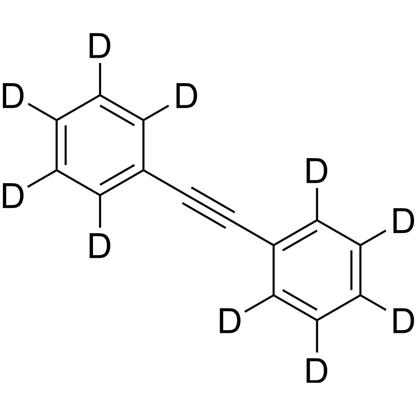 1,2-Diphenylethyne-d<sub>10</sub> Chemical Structure
