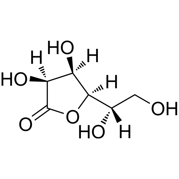 L-Gulono-1,4-lactone Chemical Structure