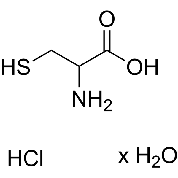 <em>2</em>-Amino-<em>3</em>-mercaptopropanoic acid hydrochloride hydrate