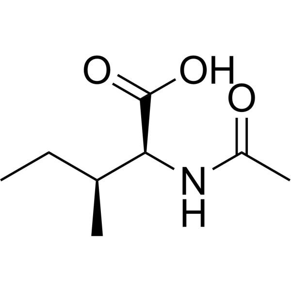 (2S,3S)-2-Acetamido-3-methylpentanoic acid Chemical Structure
