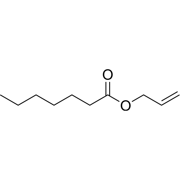 Allyl heptanoate Chemical Structure
