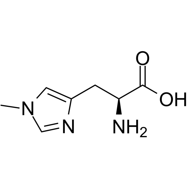 1-Methyl-L-histidine Chemical Structure