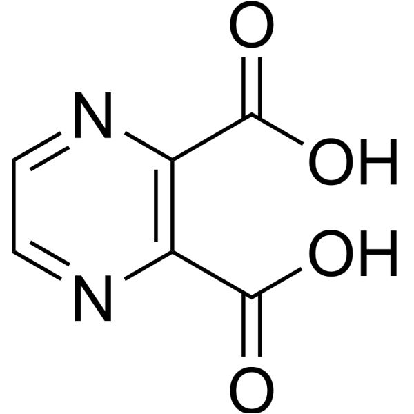 Pyrazine-2,3-dicarboxylic acid Chemical Structure