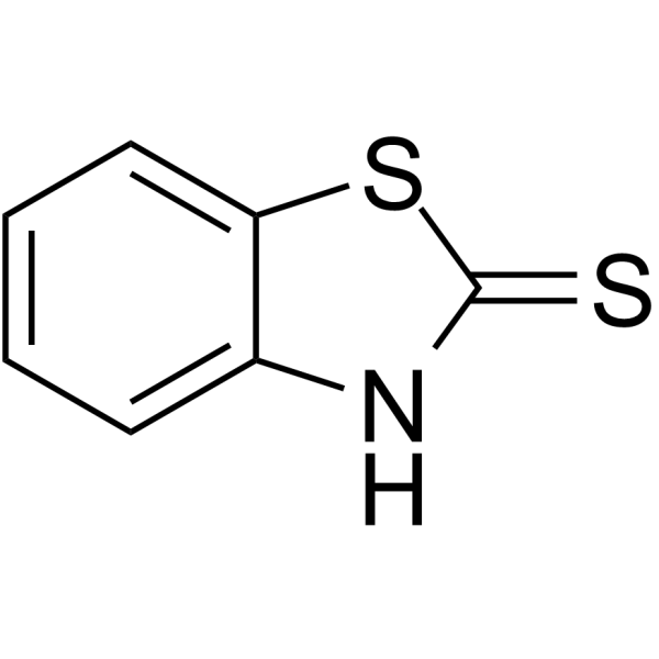 2-Mercaptobenzothiazole Chemical Structure