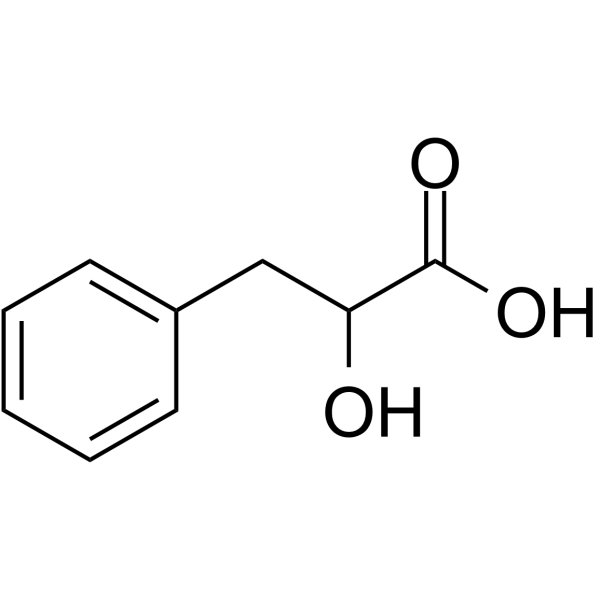 DL-3-Phenyllactic acid Chemical Structure