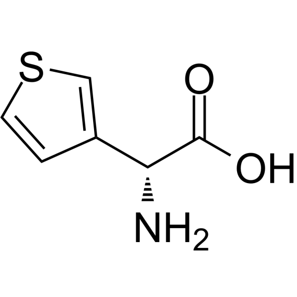 (R)-2-Amino-2-(thiophen-3-yl)acetic acid Chemical Structure