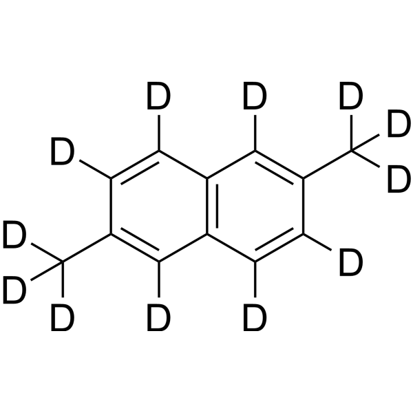 2,6-Dimethylnaphthalene-d<sub>12</sub> Chemical Structure