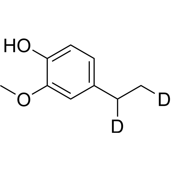 <em>4</em>-Ethyl-2-methoxyphenol-d2