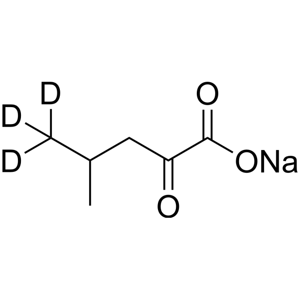 Sodium <em>4</em>-methyl-<em>2</em>-oxopentanoate-d3
