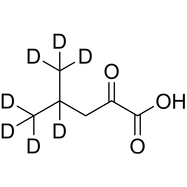 Sodium 4-methyl-2-oxopentanoate-d<sub>7</sub> Chemical Structure