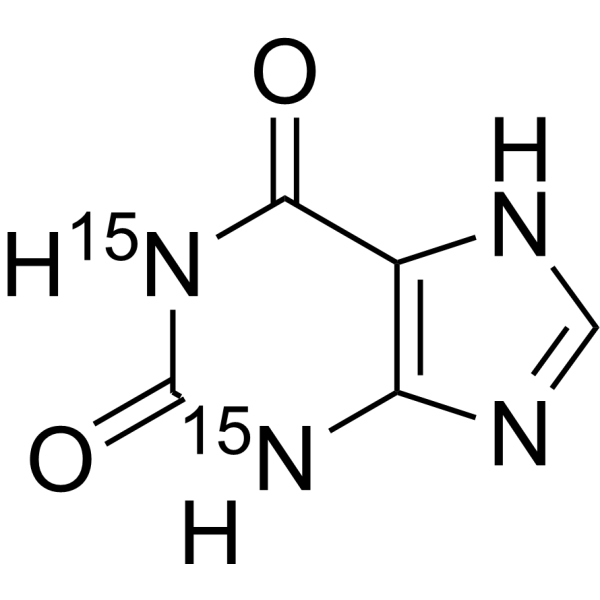 Xanthine-15N2 Chemical Structure