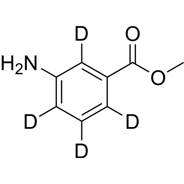 Methyl 3-aminobenzoate-d<sub>4</sub> Chemical Structure