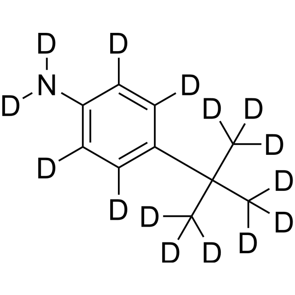 4-(tert-Butyl)aniline-d<sub>15</sub> Chemical Structure