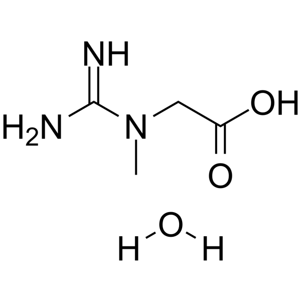 Creatine monohydrate Chemical Structure