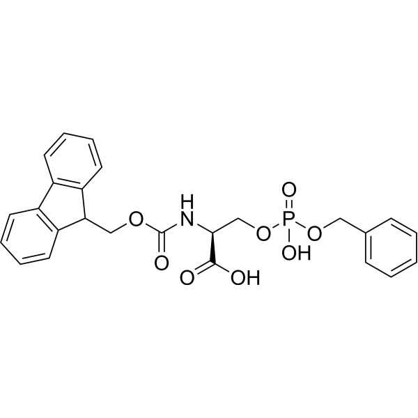 Fmoc-Ser(HPO3Bzl)-OH Chemical Structure