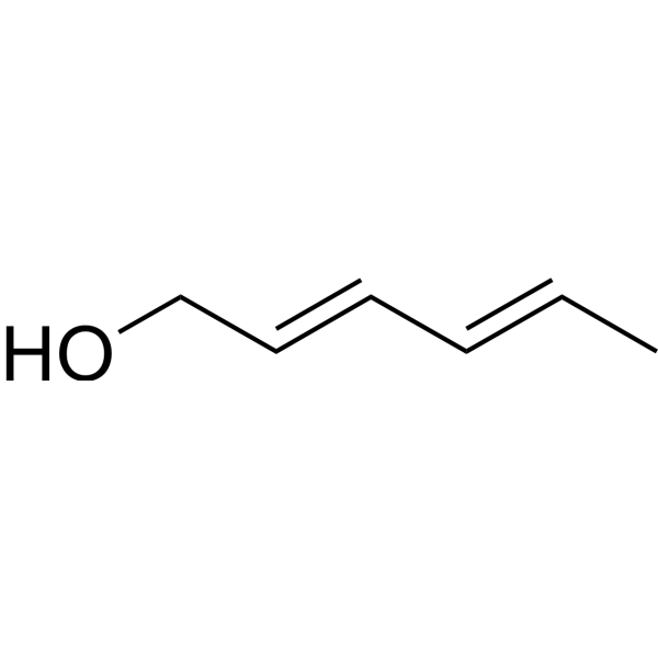 (2E,4E)-Hexa-2,4-dien-1-ol Chemical Structure