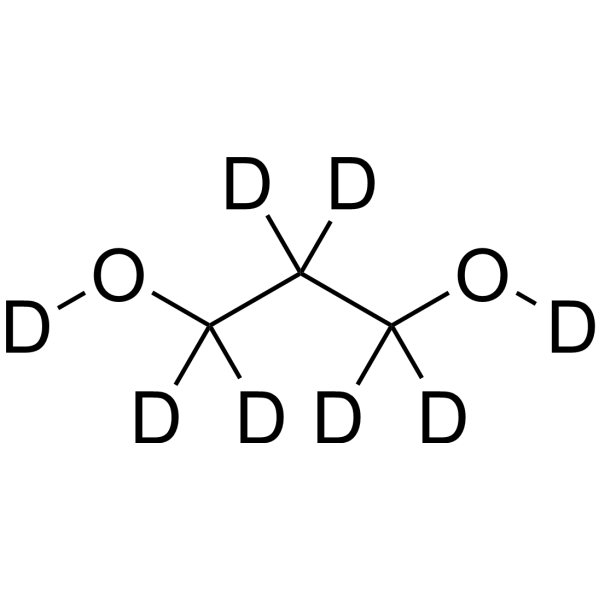 1,3-Propanediol-d<sub>8</sub> Chemical Structure