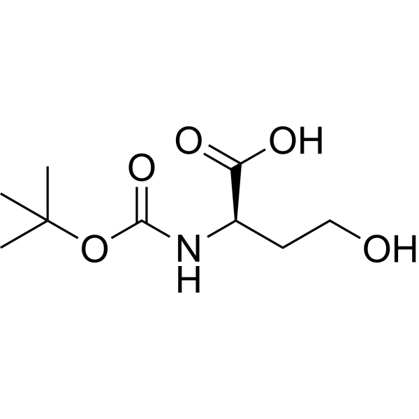 Boc-D-Homoserine Chemical Structure