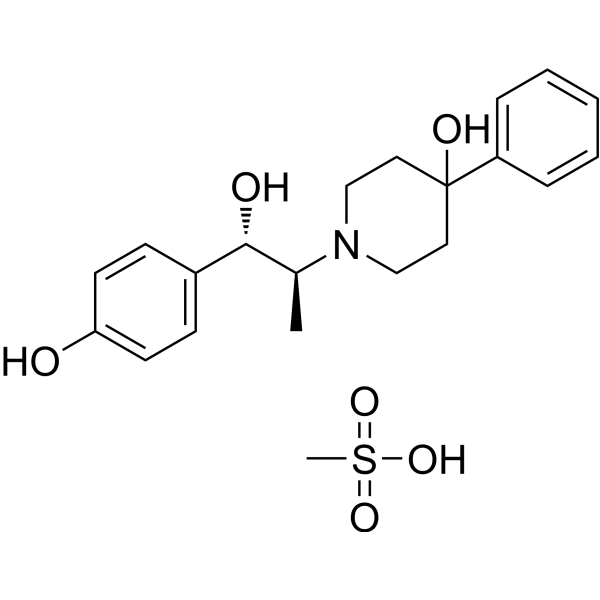 Traxoprodil mesylate Chemical Structure
