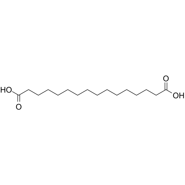 Hexadecanedioic acid Chemical Structure