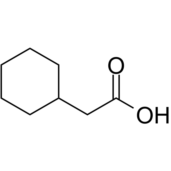 Cyclohexaneacetic acid Chemical Structure