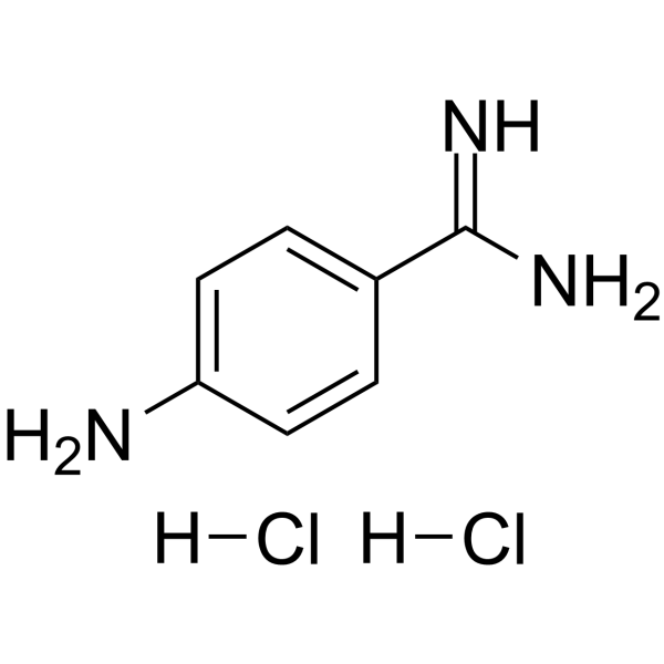 4-Aminobenzamidine dihydrochloride Chemical Structure