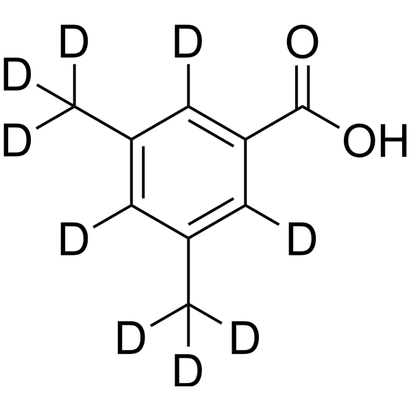 3,5-Dimethylbenzoic acid-d<sub>9</sub> Chemical Structure