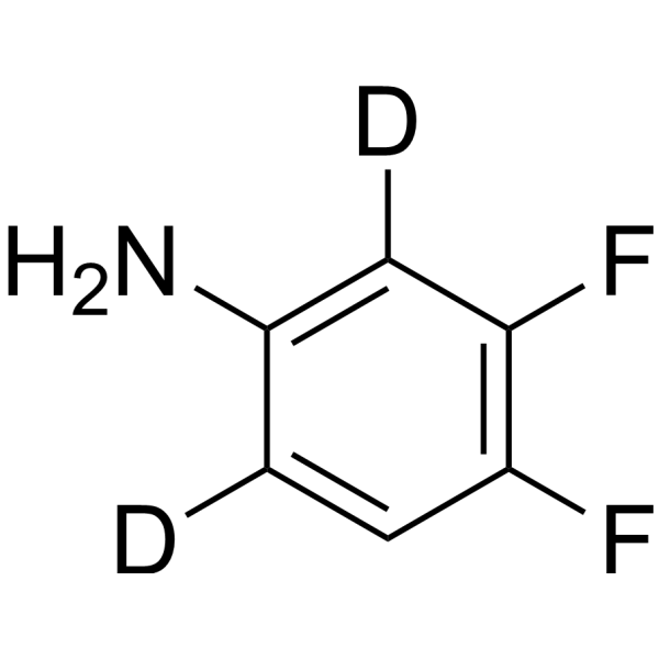 3,4-Difluoroaniline-d<sub>2</sub> Chemical Structure