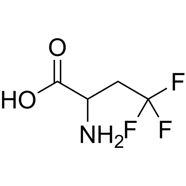 2-Amino-4,4,4-trifluorobutyric acid Chemical Structure