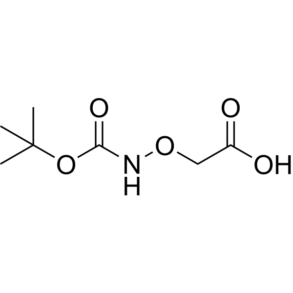 (Boc-aminooxy)acetic acid Chemical Structure