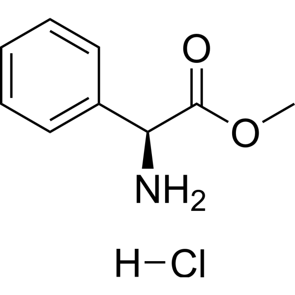 (S)-(+)-2-Phenylglycine methyl ester hydrochloride Chemical Structure