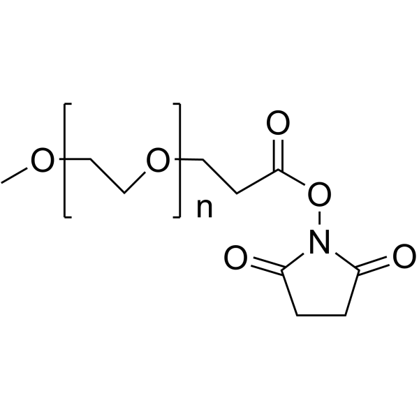 m-PEGn-NHS ester Chemical Structure