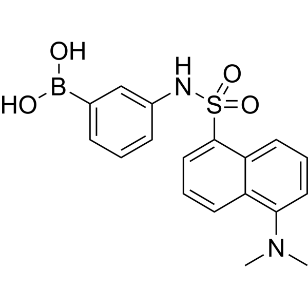 3-(Dansylamino)phenylboronic acid Chemical Structure